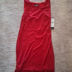 Elegant Red Junior Formal Dress Vintage Byer Too! Valentines Day Simple